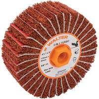 Tambours turbo Two-In-One, 4-1/2" dia. x 2" la, 5/8"-11 Arbre, Grain 60 Moffatt Supply & Specialties