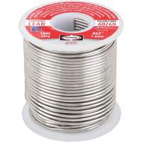 Brasure au plomb 60/40 &agrave; noyau de colophane, &agrave; base de plomb, 60 % d'&eacute;tain, 40 % de plomb, &acirc;me Colophane, dia. 1/16" Moffatt Supply & Specialties