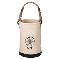 Straight-Wall Bucket, 12" L x 12" W x 15" H, Canvas, Beige Moffatt Supply & Specialties