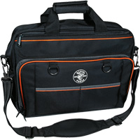 Tradesman Pro Tech Bag with Laptop Pocket, Polyester, 22 Pockets, Black/Orange Moffatt Supply & Specialties