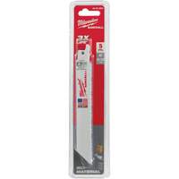 High Performance Super Sawzall&reg; Blades, Bi-Metal, 8.5 TPI, 6" L x 3/4" W Moffatt Supply & Specialties