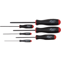Ball Driver Screwdriver Sets - Metric, 6 Pcs. Moffatt Supply & Specialties