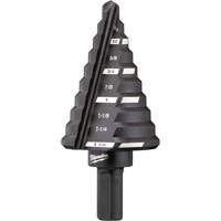 #5 Step Drill Bit, 1/4" - 1-3/8" , 1/8" Increments, High Speed Steel Moffatt Supply & Specialties