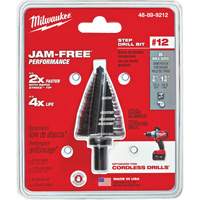 #12 Step Drill Bit, 7/8" - 1-3/8" , High Speed Steel Moffatt Supply & Specialties