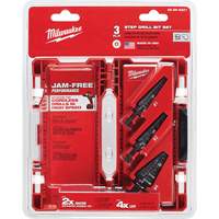 Jeu de forets &eacute;tag&eacute;s, 3 morceaux, Acier rapide Moffatt Supply & Specialties