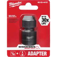Adaptateur de douille carr&eacute;e &agrave; hexagonale pour tournevis &agrave; percussion Shockwave, Chocs, Prise 1/4", Douille 1/2", 1,875" lo Moffatt Supply & Specialties