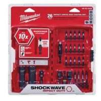 Jeu d'embouts d'impact Shockwave, 26 morceaux, Acier Moffatt Supply & Specialties
