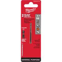 Thunderbolt&reg; Jobber Drill Bit, High Speed Steel, 1/16", 1-7/8" L, 7/8" Flute, 135° Point Angle Moffatt Supply & Specialties