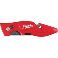 Fastback Flip Utility Knife, 2" Blade, Carbon Steel Blade, Metal Handle Moffatt Supply & Specialties