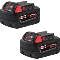 Ensemble de blocs-piles M18 Redlithium, Lithium-ion, 18 V, 5,0 A Moffatt Supply & Specialties