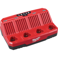 M12 Four Bay Sequential Charger, 12 V, Lithium-Ion Moffatt Supply & Specialties