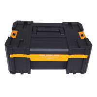 TSTAK&reg; III Tool Box with Single Deep Drawer, 16-3/4" x 12-1/4" x 6-7/8", Black Moffatt Supply & Specialties