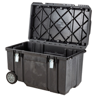 TOUGH CHEST Mobile Storage, 38-29/32" x 23-3/32" x 24-5/16", Black Moffatt Supply & Specialties