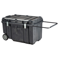 TOUGH CHEST Mobile Storage, 38-29/32" x 23-3/32" x 24-5/16", Black Moffatt Supply & Specialties