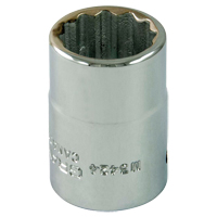Socket, 24 mm, 3/4" Drive, 12 Points Moffatt Supply & Specialties