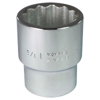 Socket, 1-1/2", 1" Drive, 12 Points Moffatt Supply & Specialties