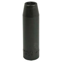 Socket, Impact, 3/8", 3/8" Drive, 6 Points, Deep Moffatt Supply & Specialties