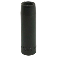 Socket, Impact, 7/16", 3/8" Drive, 6 Points, Deep Moffatt Supply & Specialties