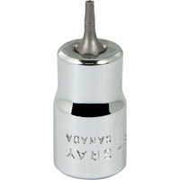 Douille &agrave; embout, Torx, T8 x 2-1/8" lo, Prise 3/8" Moffatt Supply & Specialties