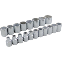 Jeu de douilles, 19 Mcx, Prise de 3/8" Moffatt Supply & Specialties