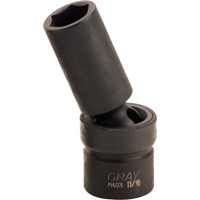 Universal Joint Socket, Impact, 3/8", 1/2" Drive, 6 Points Moffatt Supply & Specialties