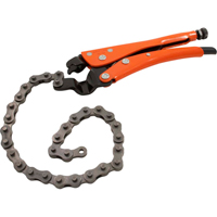 Locking Chain Clamp Pliers, 10" Length, Omnium Grip Moffatt Supply & Specialties