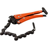 Locking Chain Clamp Pliers, 10-1/2" Length, Omnium Grip Moffatt Supply & Specialties