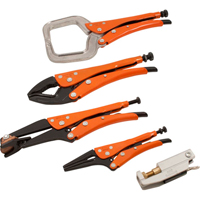Welding Locking Plier Set, 5 Pieces Moffatt Supply & Specialties