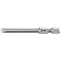 Power Screwdriver Bit, Slot, 3 mm Tip, 1/4" Drive Size, 2-3/4" Length Moffatt Supply & Specialties