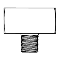 Jonction En T&eacute; M&acirc;le, Laiton, 1/8" Moffatt Supply & Specialties