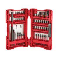 Shockwave Impact Duty Driver Bit Set, 45 Pcs., Hex/Nutsetter/Phillips/Slotted/Square/Torx&reg; Moffatt Supply & Specialties