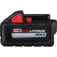 M18 Redlithium High Output 6.0 Battery Pack, Lithium-Ion, 18 V, 6.0 Ah Moffatt Supply & Specialties