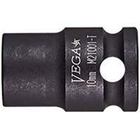 Douille &agrave; paroi mince, Chocs, 8 mm, Prise 3/8", 6 pans Moffatt Supply & Specialties
