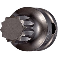 Socket Bit, Triple Square, 5 x 1" L, 3/8" Drive Moffatt Supply & Specialties