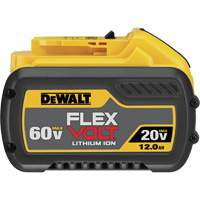 FlexVolt&reg; Max Battery, Lithium-Ion, 20 V/60 V, 12 Ah Moffatt Supply & Specialties