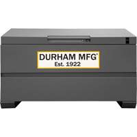 Boîte de rangement pour le chantier, 48" x 24" x 27-13/16", Acier, Gris Moffatt Supply & Specialties