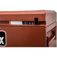 Site-Vault Chest, 30" x 20" x 19-3/4", Steel, Orange Moffatt Supply & Specialties