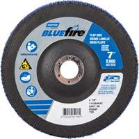 BlueFire R884P Coarse Grit Flap Disc, 7" x 7/8", Type 27, 80 Grit, Zirconia Alumina Moffatt Supply & Specialties