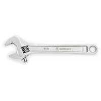 Adjustable Wrench, 12" L, 1-1/2" Max Width, Chrome Moffatt Supply & Specialties