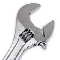 Adjustable Wrench - Bagged, 8" L, 1-1/8"/29 mm Max Width, Chrome Moffatt Supply & Specialties
