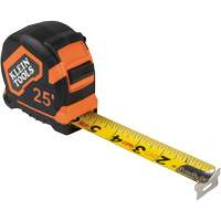 Tape Measure with Belt Clip, 25', 1/16" Graduations Moffatt Supply & Specialties