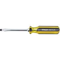 Tournevis pour &eacute;crous &agrave; fente 100 PLUS, Tige de 1/4", Carr&eacute;e, 8-3/16" lo, Prise en Plastique Moffatt Supply & Specialties