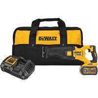 FlexVolt&reg; Max Brushless Reciprocating Saw Kit, 60 V, Lithium-Ion Battery, 0-3000 SPM Moffatt Supply & Specialties