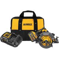 Ensemble de scie circulaire sans balai Flexvolt Max avec frein &eacute;lectrique, 7-1/4", 60 V Moffatt Supply & Specialties