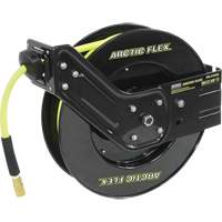 Retractable Hose Reel with Hybrid Polymer Hose, Air, 3/8" x 50', Single Hose, 300 psi Moffatt Supply & Specialties