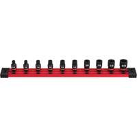 Jeu de douilles SAE &agrave; 6 pans Shockwave Impact Duty, 10 Mcx, Chocs, Prise de 1/4" Moffatt Supply & Specialties