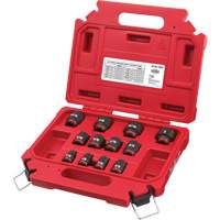 Jeu de douilles SAE &agrave; 6 pans Shockwave Impact Duty, 12 Mcx, Chocs, Prise de 3/8" Moffatt Supply & Specialties