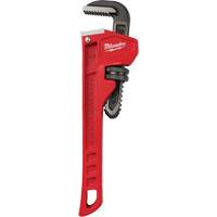 Pipe Wrench, 1" Jaw Capacity, 8" Long, Powder Coated Finish Moffatt Supply & Specialties
