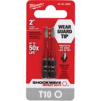 Embout de tournevis Shockwave Impact Duty, Torx, T-10, Prise 1/4" Moffatt Supply & Specialties