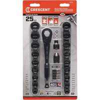 Mechanic's Tool Set, 25 Pcs, 3/8" Drive Size Moffatt Supply & Specialties